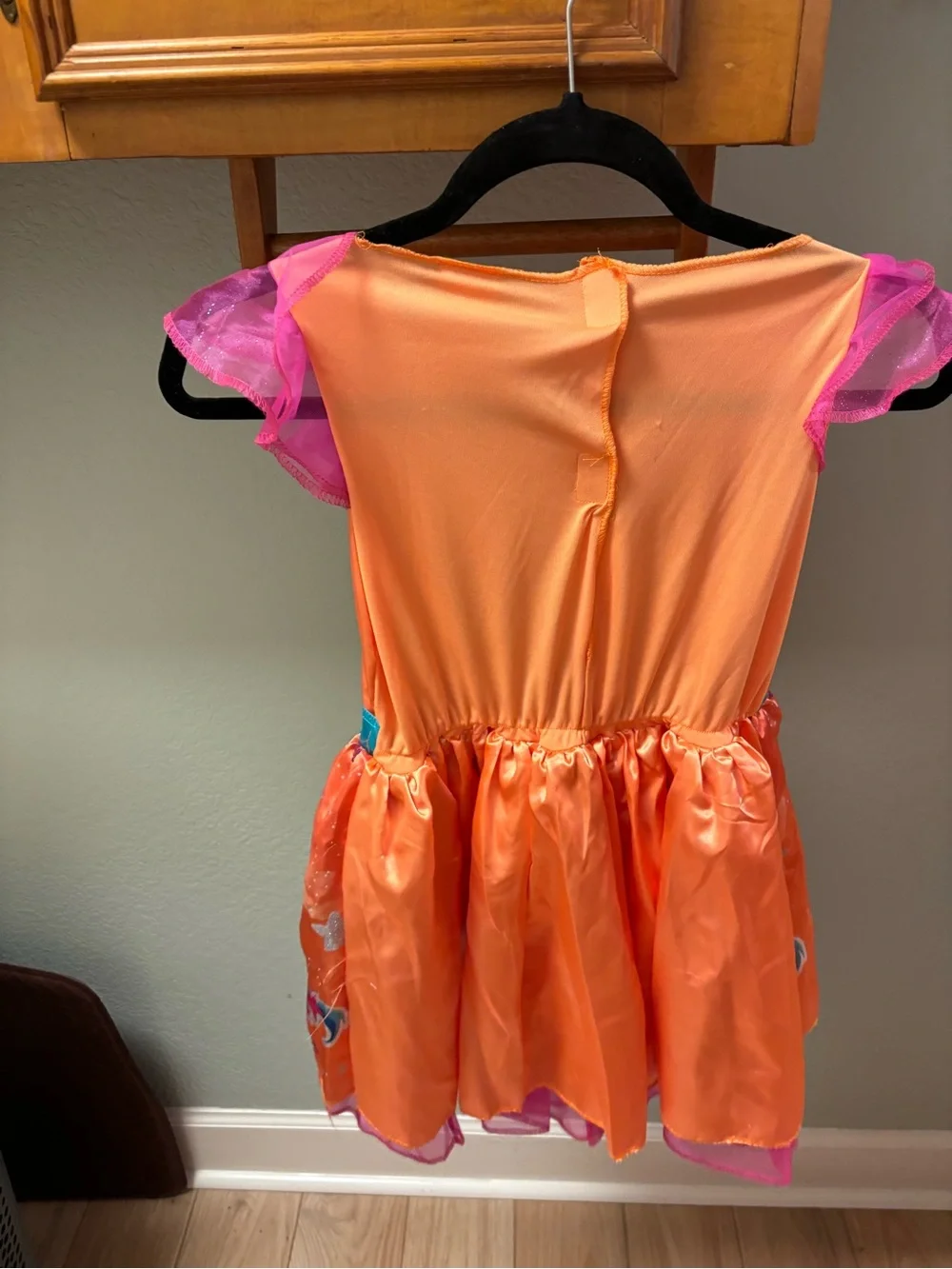 My Little Pony Orange & Pink Dress with Teal Accents